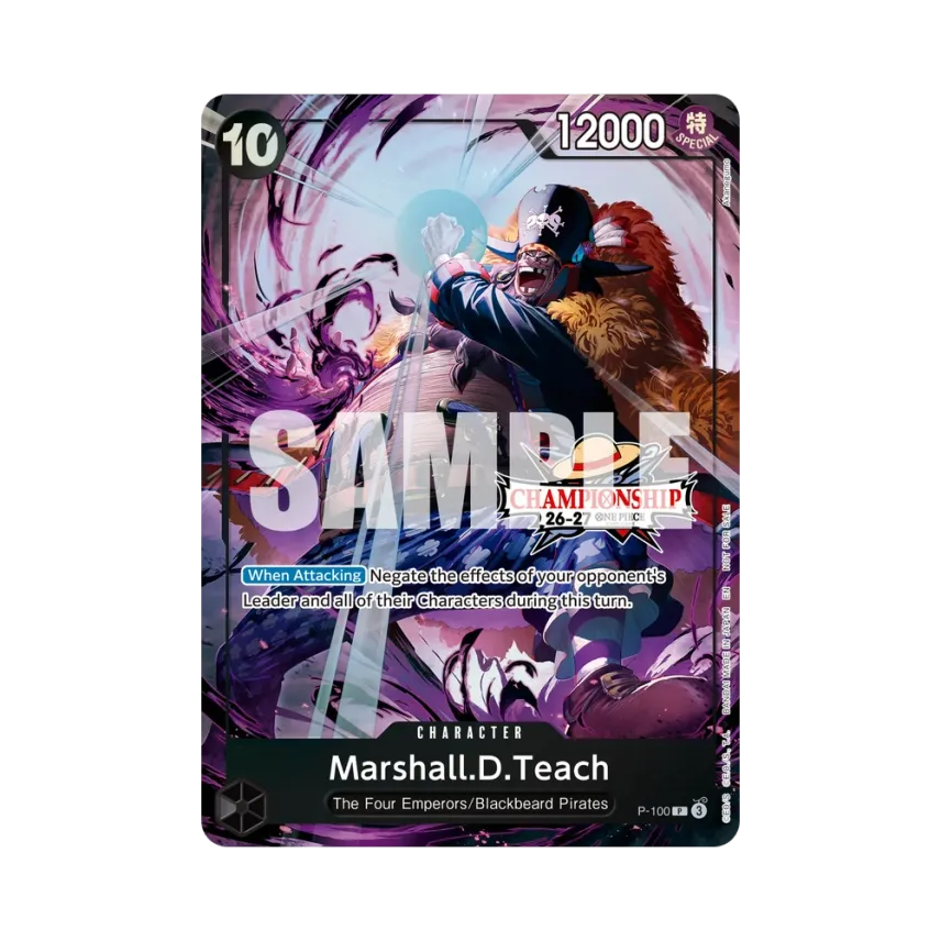 Marshall.D.Teach P [P-100] [EN] (Promotional Card "CS 26-27 Event Pack Finalist Ver.")