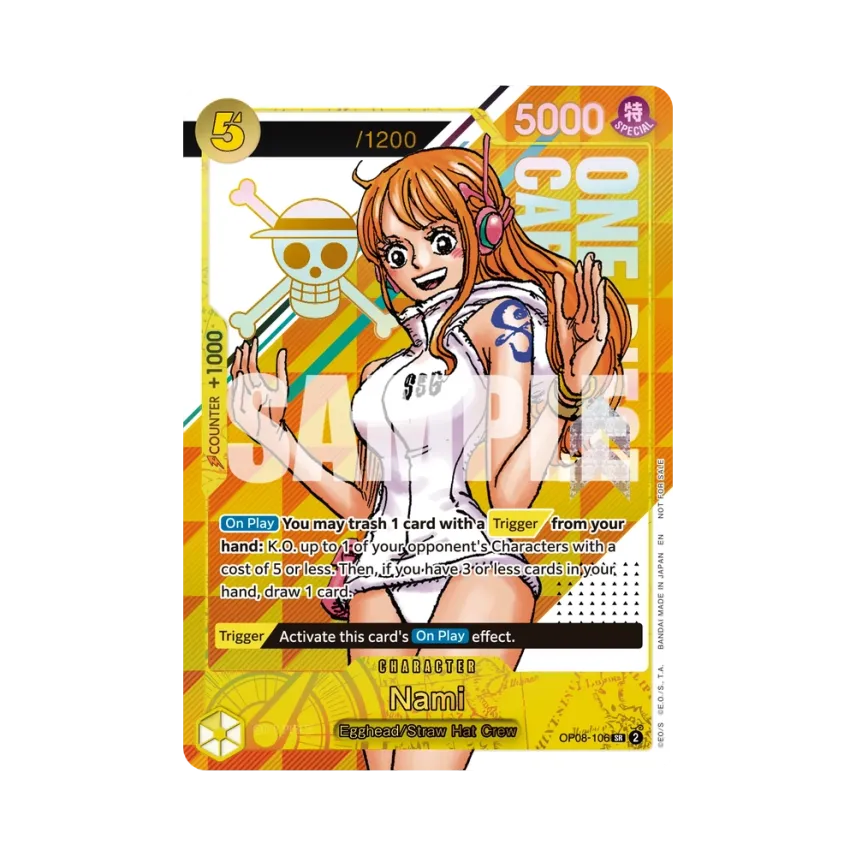 Nami SR : Serial Numbered [OP08-106] [EN] (Promotional Card "CS 26-27 Celebration Pack")