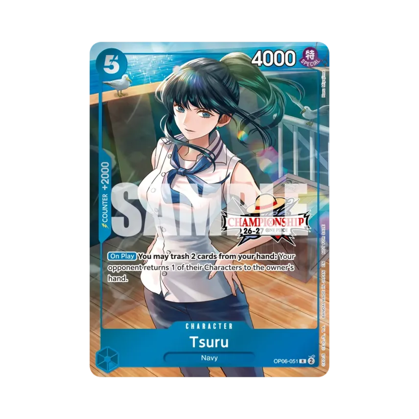 Tsuru R [OP06-051] [EN] (Promotional Card "CS 26-27 Celebration Pack")
