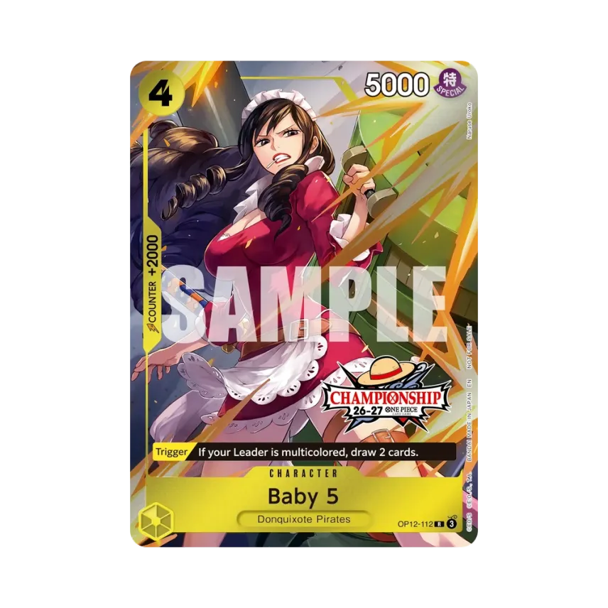Baby 5 R [OP12-112] [EN] (Promotional Card "CS 26-27 Celebration Pack")