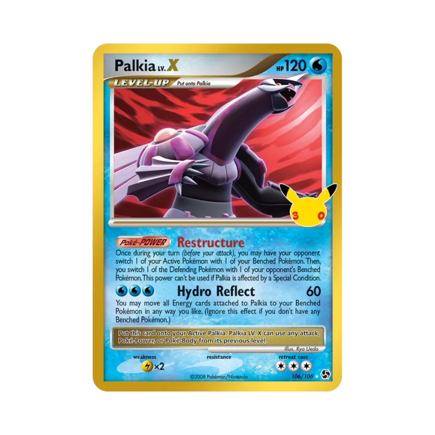 Palkia LV.X [106-30TH-CELEBRATION 106/106] [EN] (Elite Trainer Box "30th Celebration")