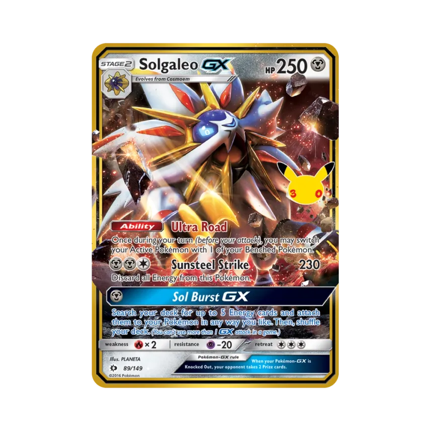 Solgaleo GX [149-30TH-CELEBRATION 89/149] [EN] (Elite Trainer Box "30th Celebration")