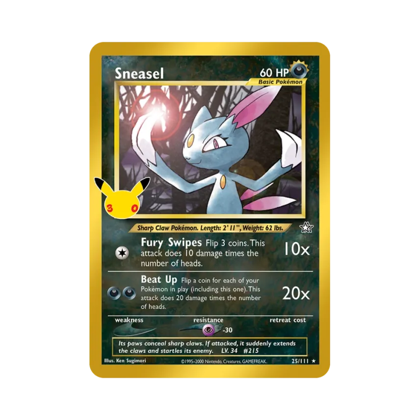 Sneasel [111-30TH-CELEBRATION 25/111] [EN] (Elite Trainer Box "30th Celebration")