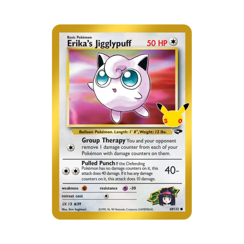 Erika’s Jigglypuff [132-30TH-CELEBRATION 69/132] [EN] (Elite Trainer Box "30th Celebration")