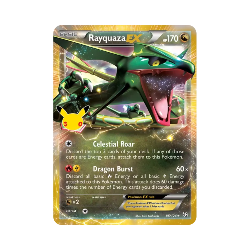 Rayquaza EX [124-30TH-CELEBRATION 85/124] [EN] (Elite Trainer Box "30th Celebration")