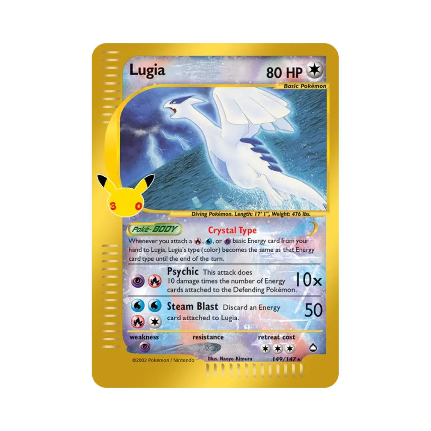Lugia [147-30TH-CELEBRATION 149/147] [EN] (Elite Trainer Box "30th Celebration")