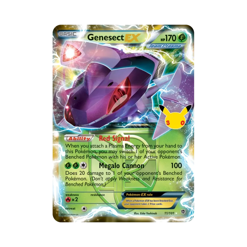 Genesect EX [101-30TH-CELEBRATION 11/101] [EN] (Elite Trainer Box "30th Celebration")