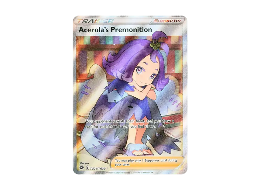 Acerola's Premonition UR [TG24/TG30] (Sword & Shield "Brilliant Stars")