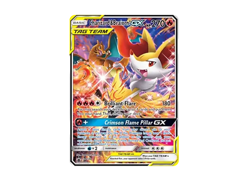 Charizard & Braixen GX P [SM230] (Sun & Moon "Promotional Card")