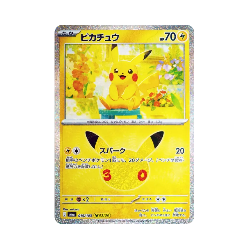 Pikachu [M6A 019/103] (Expansion Pack "30th CELEBRATION")