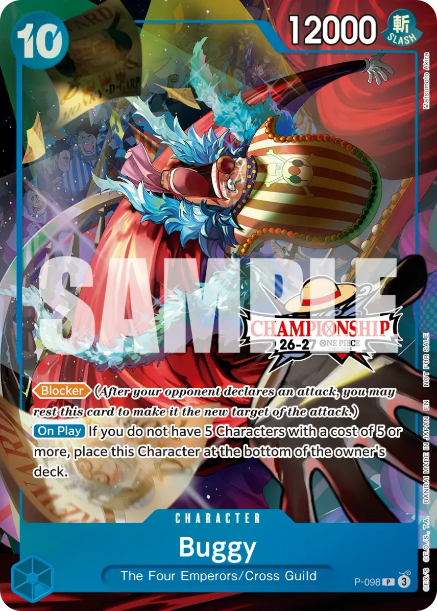 Buggy P [P-098] [EN] (Promotional Card "CS 26-27 Event Pack Finalist Ver.")