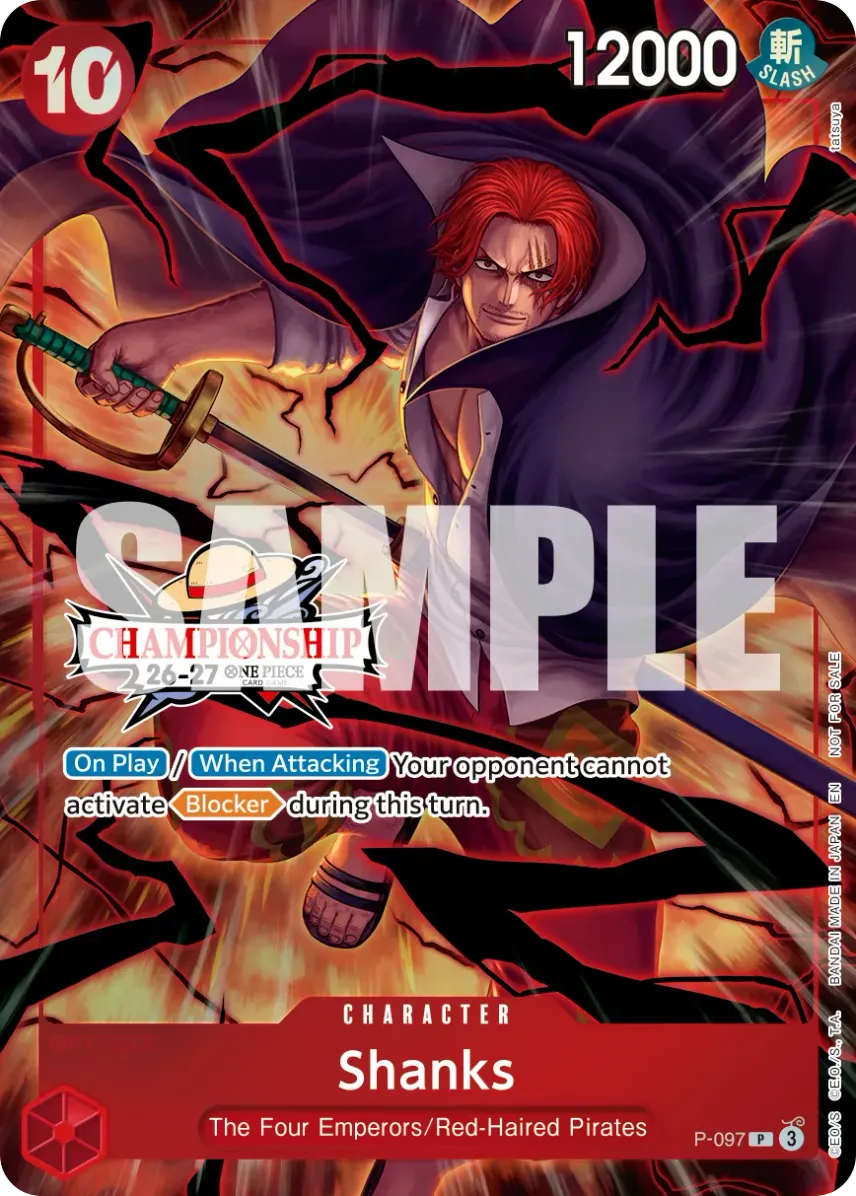 Shanks P [P-097] [EN] (Promotional Card "CS 26-27 Event Pack Finalist Ver.")
