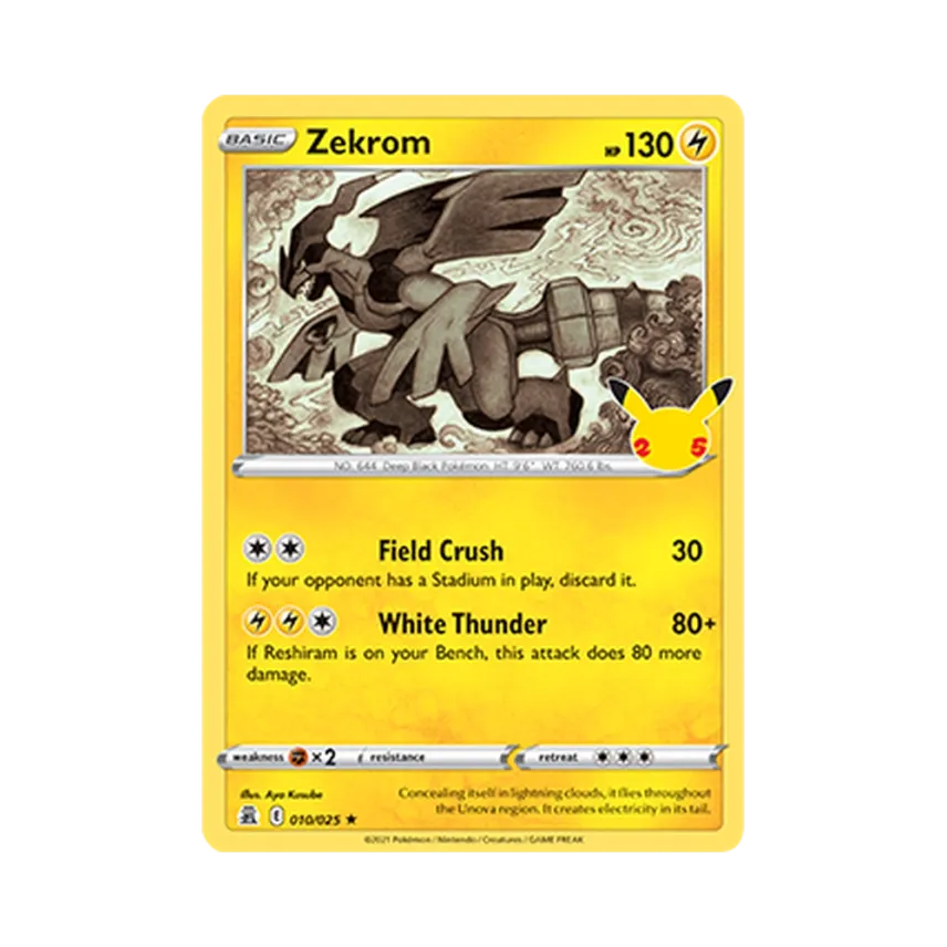 Zekrom R [SWORD-SHIELD-CELEBRATIONS 010/025] [EN] (Sword & Shield "Celebrations")