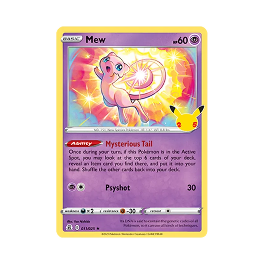 Mew R [SWORD-SHIELD-CELEBRATIONS 011/025] [EN] (Sword & Shield "Celebrations")