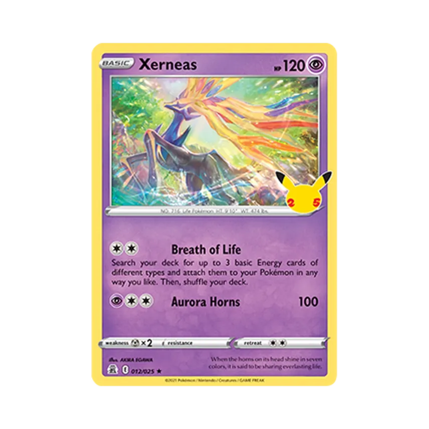 Xerneas R [SWORD-SHIELD-CELEBRATIONS 012/025] [EN] (Sword & Shield "Celebrations")