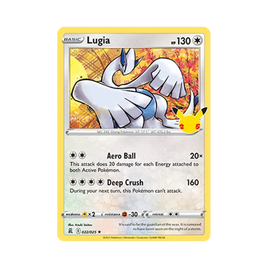 Lugia R [SWORD-SHIELD-CELEBRATIONS 022/025] [EN] (Sword & Shield "Celebrations")