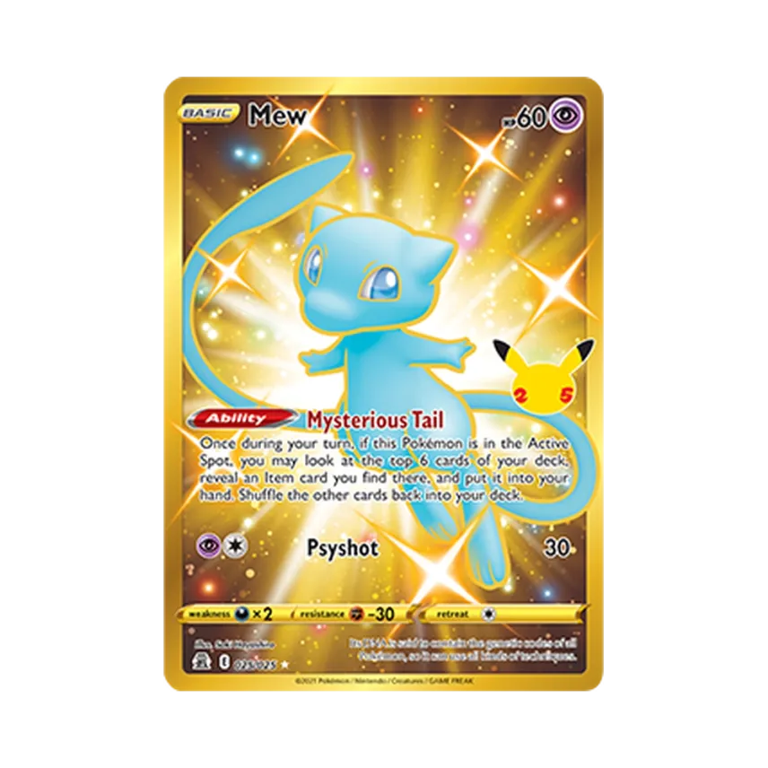 Mew UR [SWORD-SHIELD-CELEBRATIONS 025/025] [EN] (Sword & Shield "Celebrations")