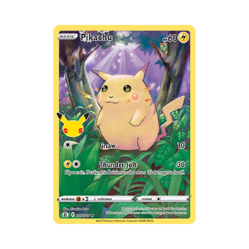 Pikachu R [SWORD-SHIELD-CELEBRATIONS 005/025] [EN] (Sword & Shield "Celebrations")