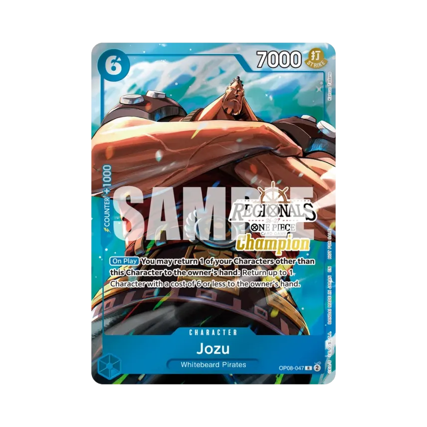 Jozu R : Champion [OP08-047] [EN] (Promotional Card "Championship 26-27 Regionals Season 2")