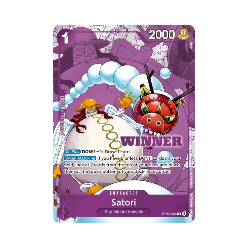 Satori R [OP15-066] [EN] (Promotional Card "Winner Pack 2026 Vol. 4")