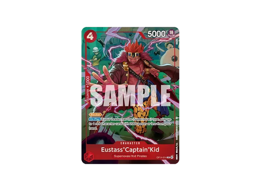 Eustass"Captain"Kid R [OP14-014] [EN] ("Illustration Box Vol.8")