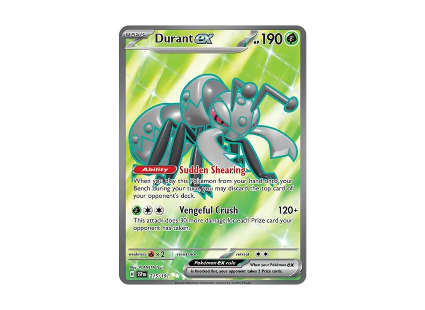 Durant ex UR [SSP 215/191] [EN] (Scarlet & Violet "Surging Sparks")