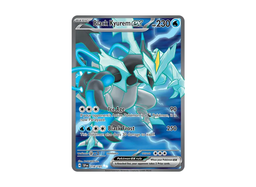 Black Kyurem ex UR [SSP 218/191] [EN] (Scarlet & Violet "Surging Sparks")